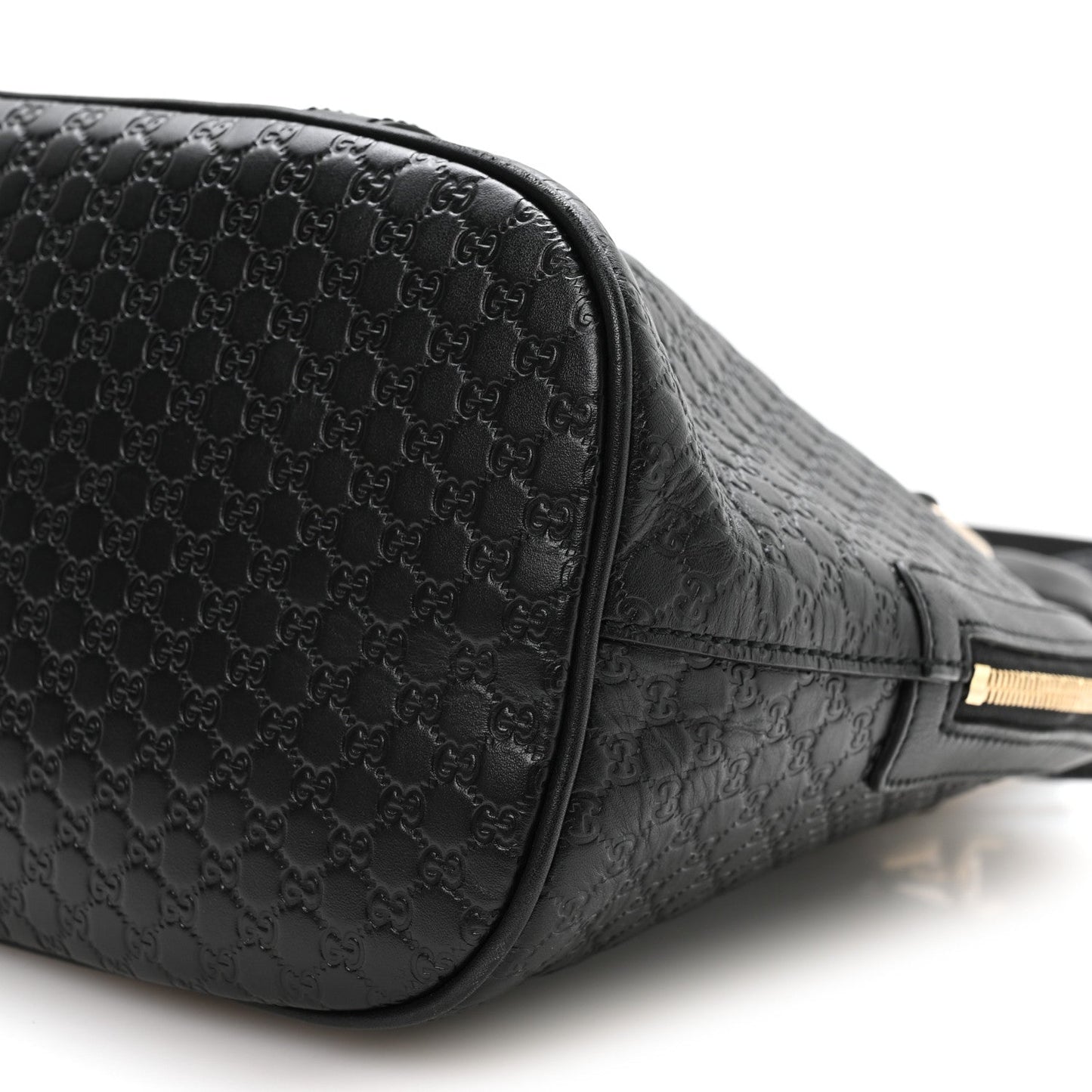 Microguccissima Medium Dome Bag Black