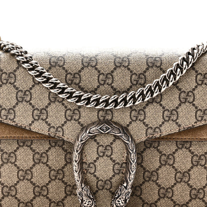 GG Supreme Monogram Small Dionysus Shoulder Bag Taupe