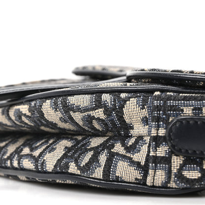 Oblique Mini Saddle Bag Blue