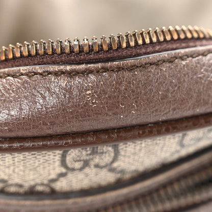 GG Supreme Monogram Web Mini Ophidia Messenger Brown Brown