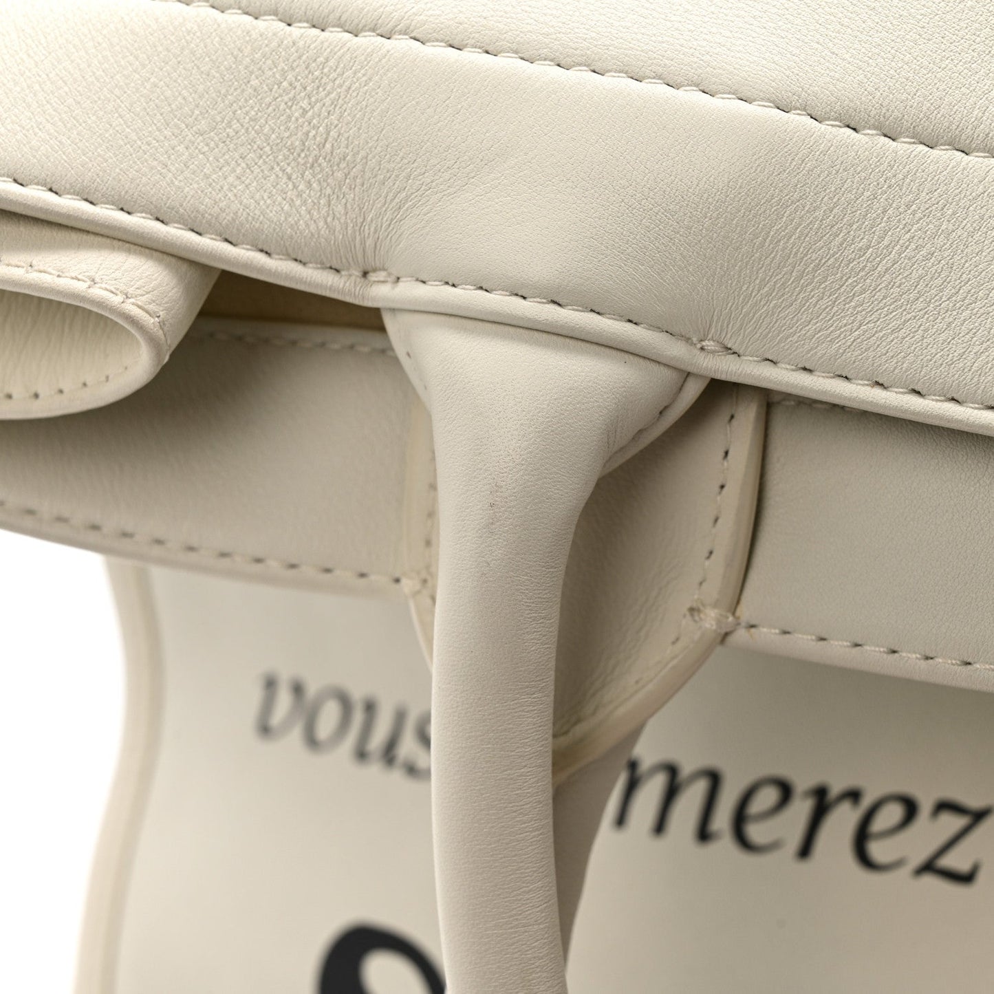 Calfskin Large Surrealism Book Tote Ivory