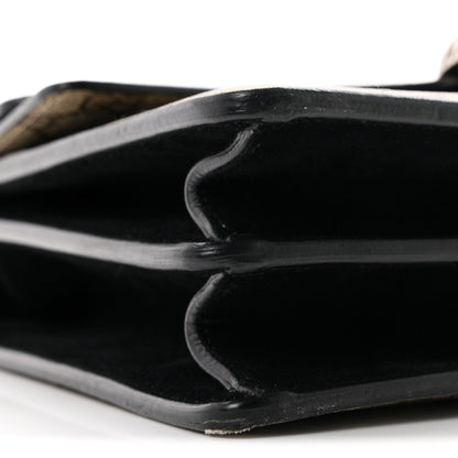GG Supreme Monogram Small Dionysus Shoulder Bag Black