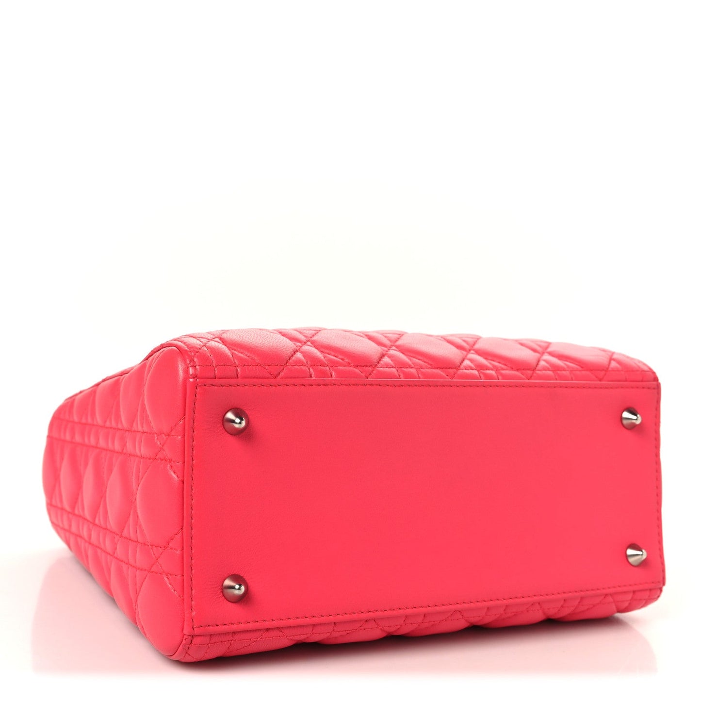 Lambskin Cannage Medium Lady Dior Pink