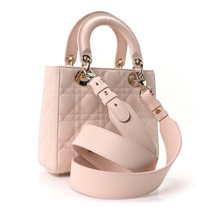 Lambskin Cannage Small My ABCDior Lady Dior Light Pink