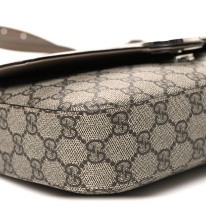 GG Supreme Monogram Petite GG Top Handle Shoulder Bag Beige Ebony
