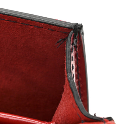 Calfskin J'Adior Chain Flap Bag Red