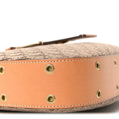 Calfskin Monogram Street Chic Medium Columbus Ave Beige