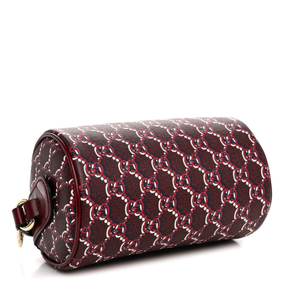 GG Shadow Monogram Ophidia Crossbody Bag Rosso Ancora Red
