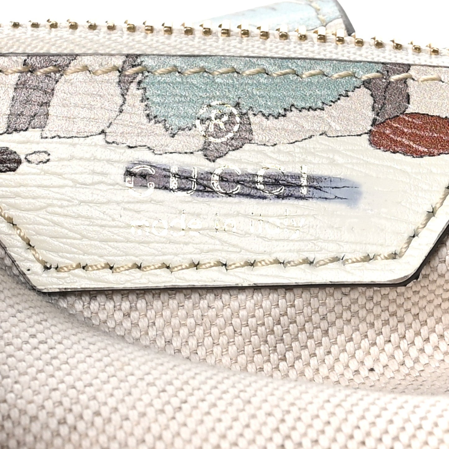 New Shangai Calfskin Tiger Savanah Small Jackie 1961 Hobo Chalky White Multicolor