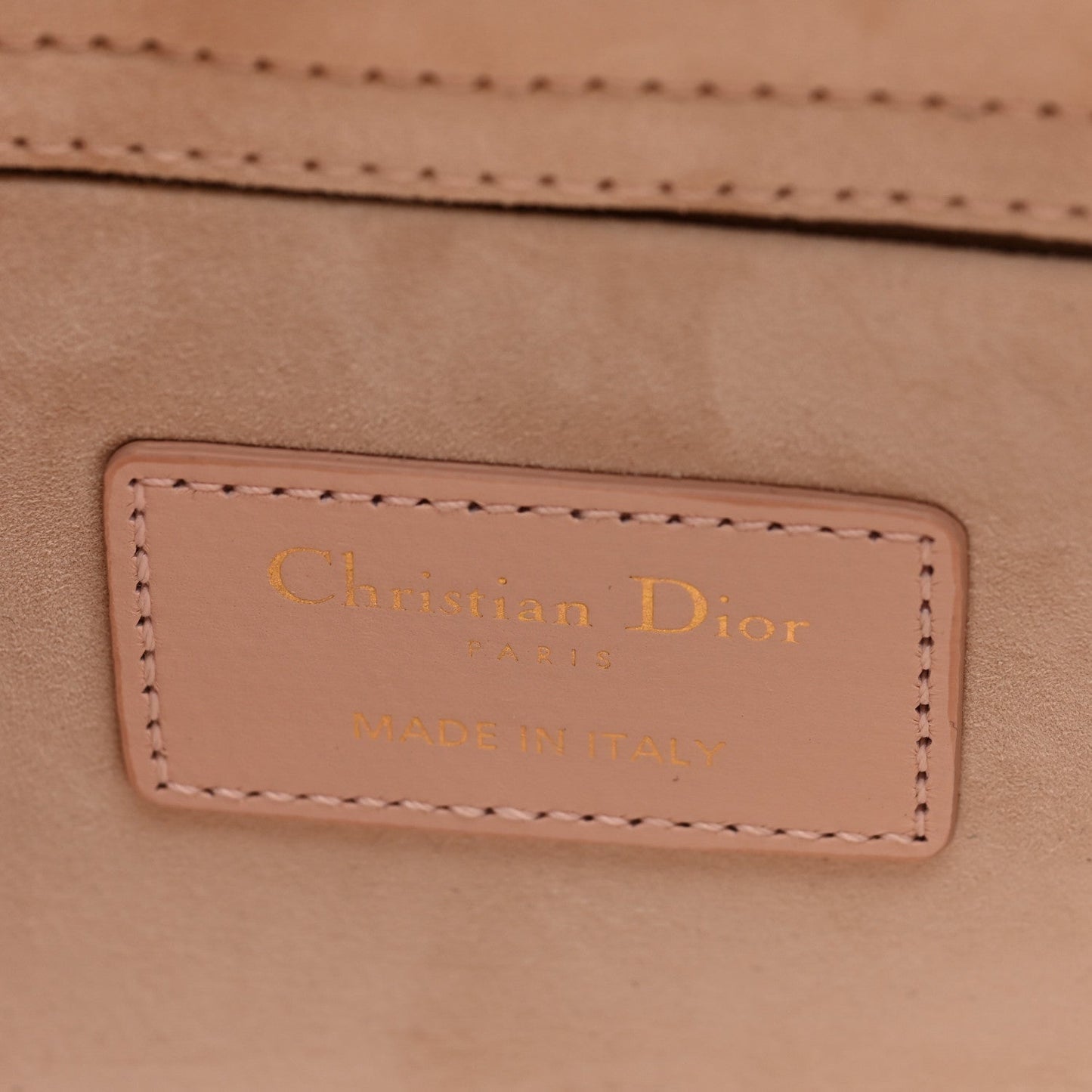 Lambskin Cannage Medium Lady D-Joy Powder Pink