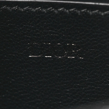 Oblique Smooth Calfskin Nano Pouch Beige Black