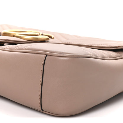 Calfskin Matelasse Medium GG Marmont Shoulder Bag Porcelain Rose