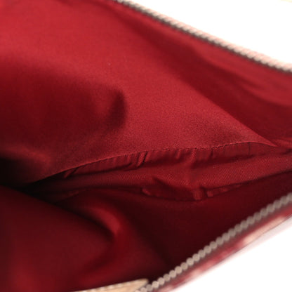 Monogram Mini Saddle Pochette Red