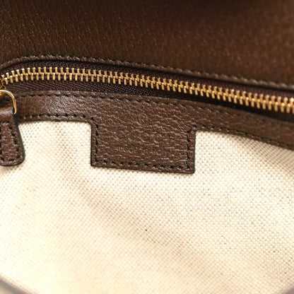 GG Supreme Monogram Textured Dollar Calfskin Blondie Chain Shoulder Flap Bag Beige Ebony New Acero