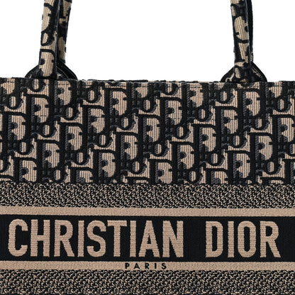 Oblique Medium Book Tote Blue Multicolor