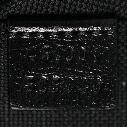 GG Supreme Monogram Large Four Wheel Suitcase Black Grey