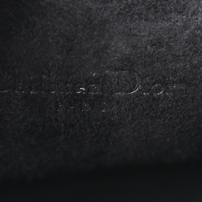 Grained Calfskin Caro Double Pouch Black