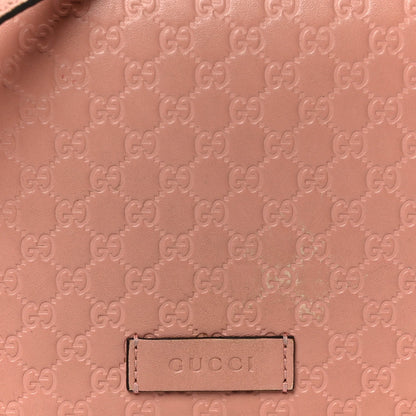 Microguccissima Crossbody Wallet Brown