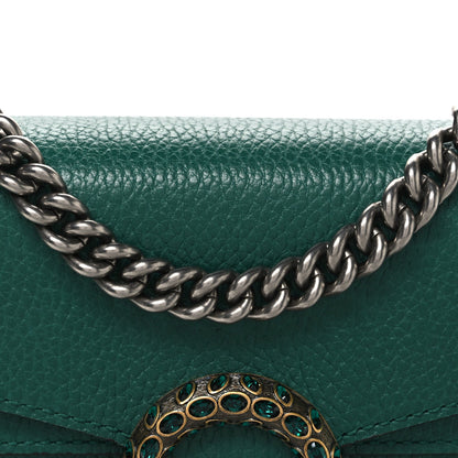 Calfskin Mini Dionysus Shoulder Bag Emerald