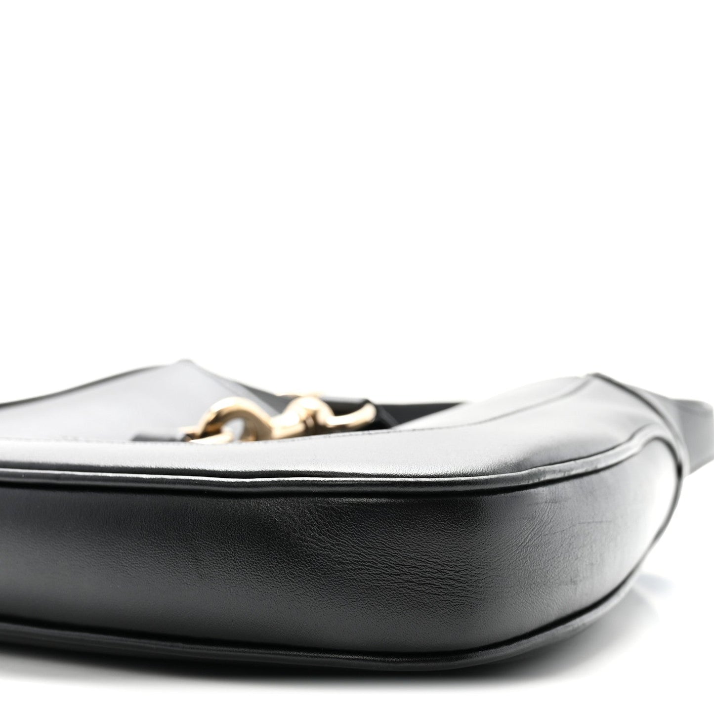 Calfskin Small Jackie Shoulder Bag Black