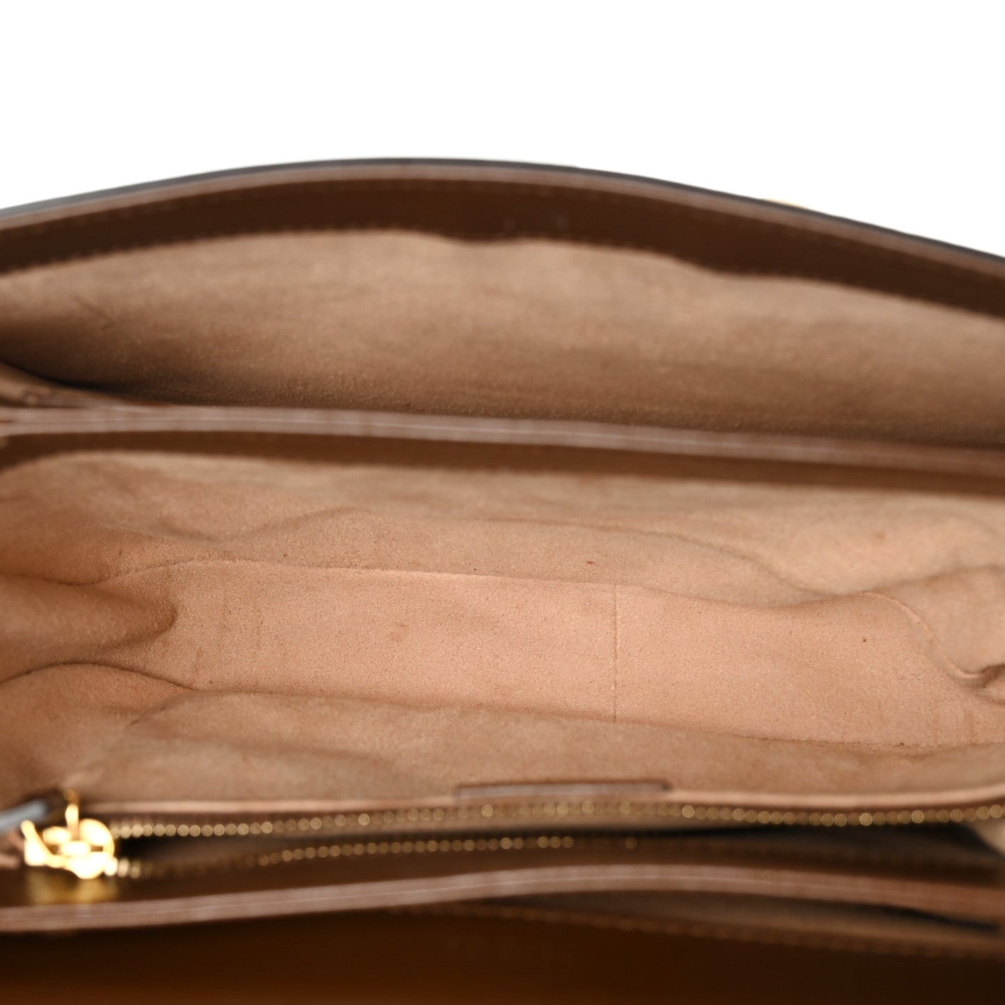 GG Supreme Monogram Horsebit 1955 Shoulder Bag Beige Brown Sugar