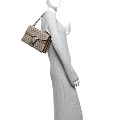 GG Supreme Monogram Small Dionysus Shoulder Bag Taupe