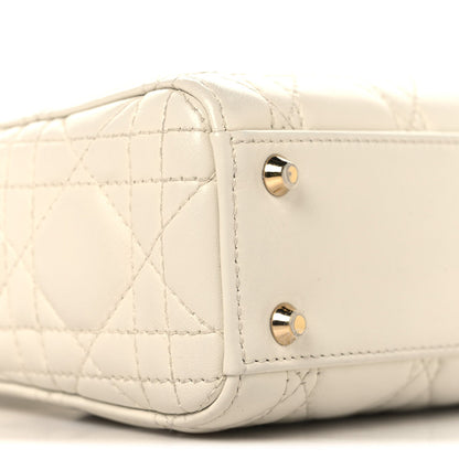 Lambskin Cannage Small My ABCDior Lady Dior Latte