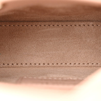 Lambskin Cannage Micro Lady Dior Rose Des Vents