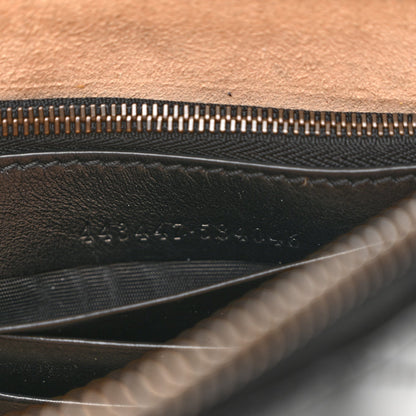 Calfskin Matelasse Mini GG Marmont Chain Bag Black