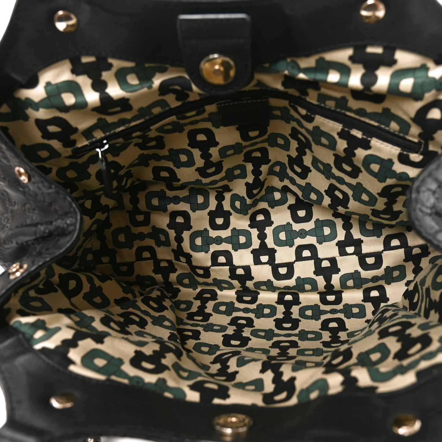 Guccissima Medium Sukey Tote Black