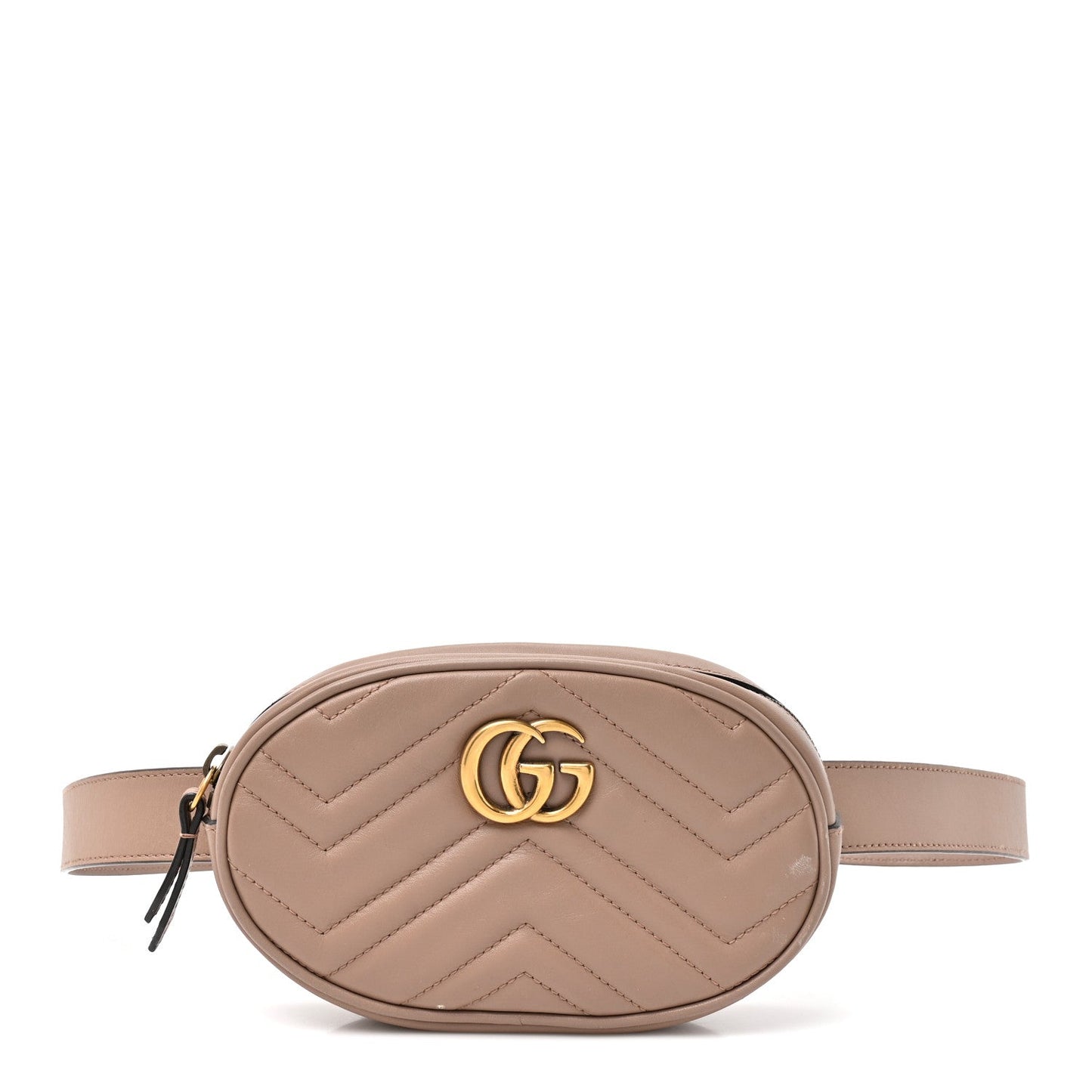 Calfskin Matelasse GG Marmont Belt Bag 95 38 95 38 Porcelain Rose