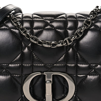 Calfskin Macrocannage Medium Caro Bag Black