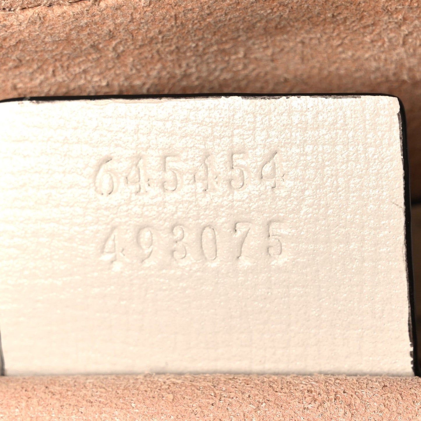 GG Supreme Monogram Small Horsebit 1955 Shoulder Bag Beige Mystic White