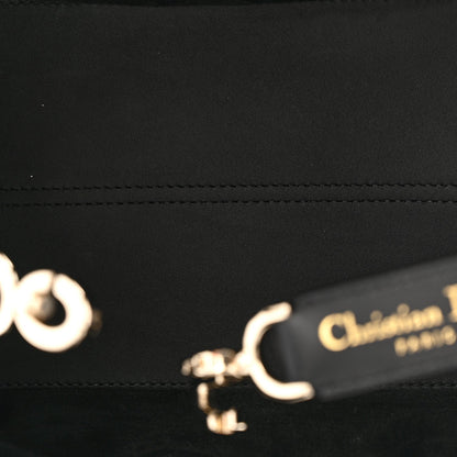 Calfskin Macrocannage Small Toujours  Black