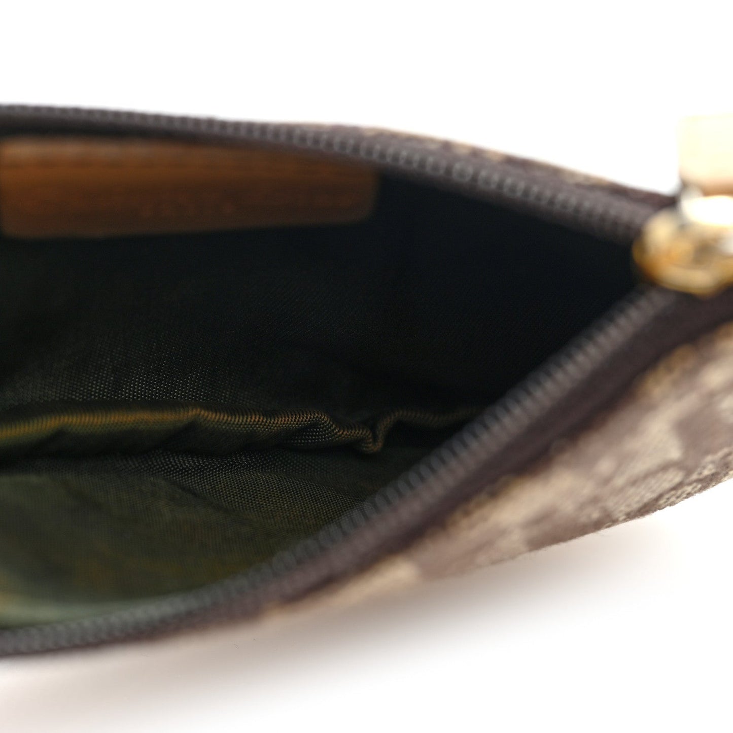 Monogram Saddle Coin Purse Brown