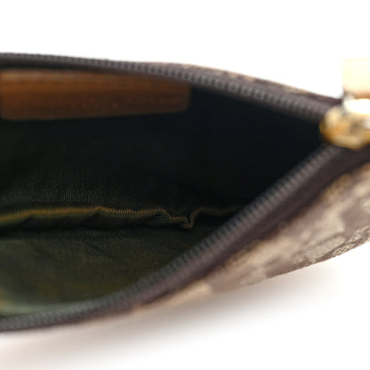 Monogram Saddle Coin Purse Brown