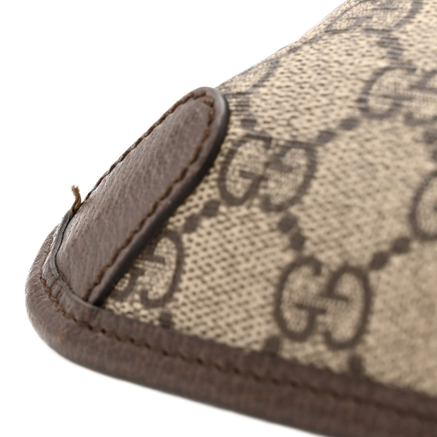 GG Supreme Monogram Neo Vintage Web Belt Bag Brown