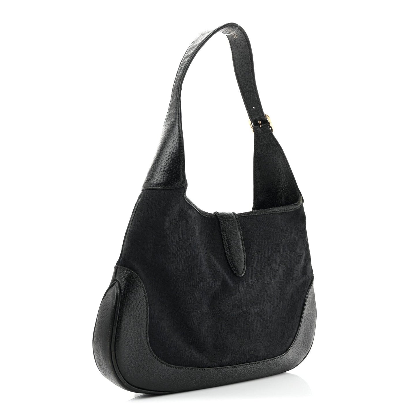 Monogram Small Jackie O Hobo Black
