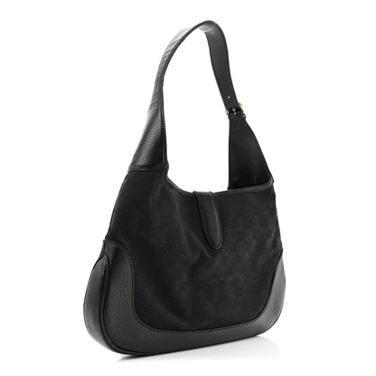 Monogram Small Jackie O Hobo Black