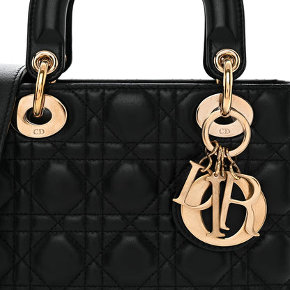 Lambskin Cannage Small My ABCDior Lady Dior Black