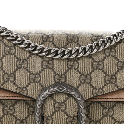 GG Supreme Monogram Small Dionysus Shoulder Bag Taupe
