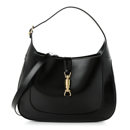 Boarded Dyana Lux Calfskin Medium Jackie 1961 Hobo Black