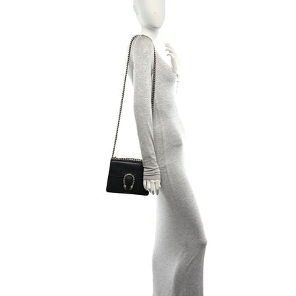 Calfskin Mini Dionysus Shoulder Bag Black