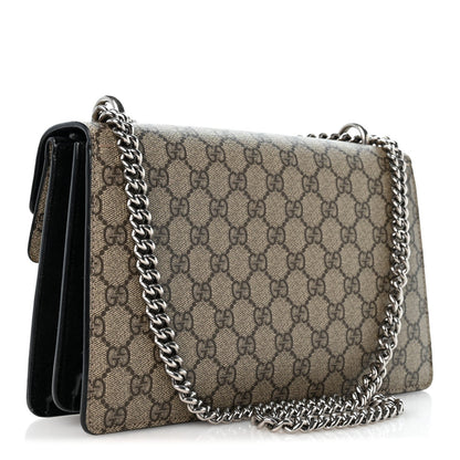 GG Supreme Monogram Small Dionysus Shoulder Bag Black