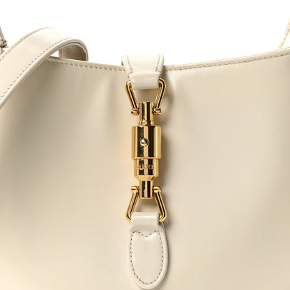 Boarded Dyana Lux Calfskin Small Jackie 1961 Hobo Mystic White