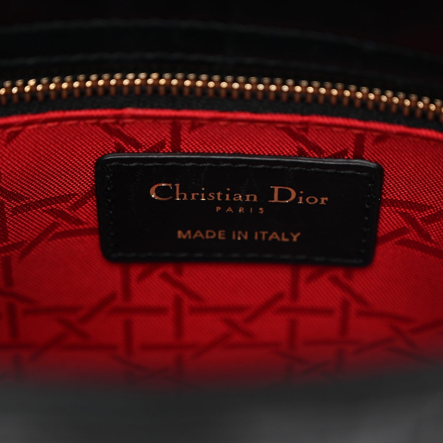 Lambskin Cannage Small My ABCDior Lady Dior Black
