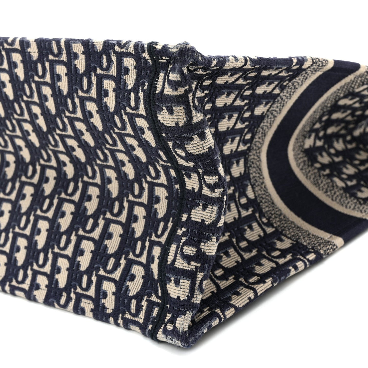 Oblique Large Book Tote Blue Multicolor