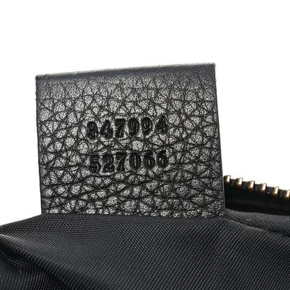Pebbled Calfskin Mini Soho Disco Bag Black