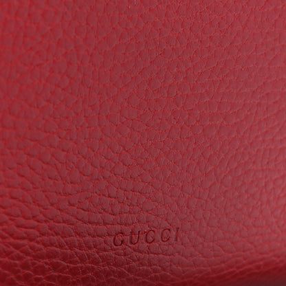 Calfskin Mini Dionysus Chain Wallet Hibiscus Red