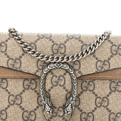 GG Supreme Monogram Super Mini Dionysus Shoulder Bag Taupe
